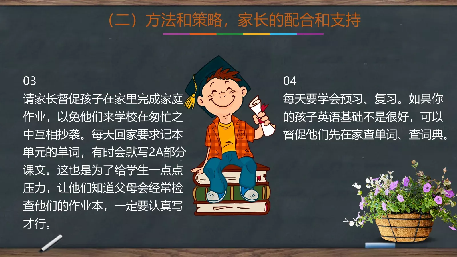 家长会黑板风PPT模板 第 29 页预览图