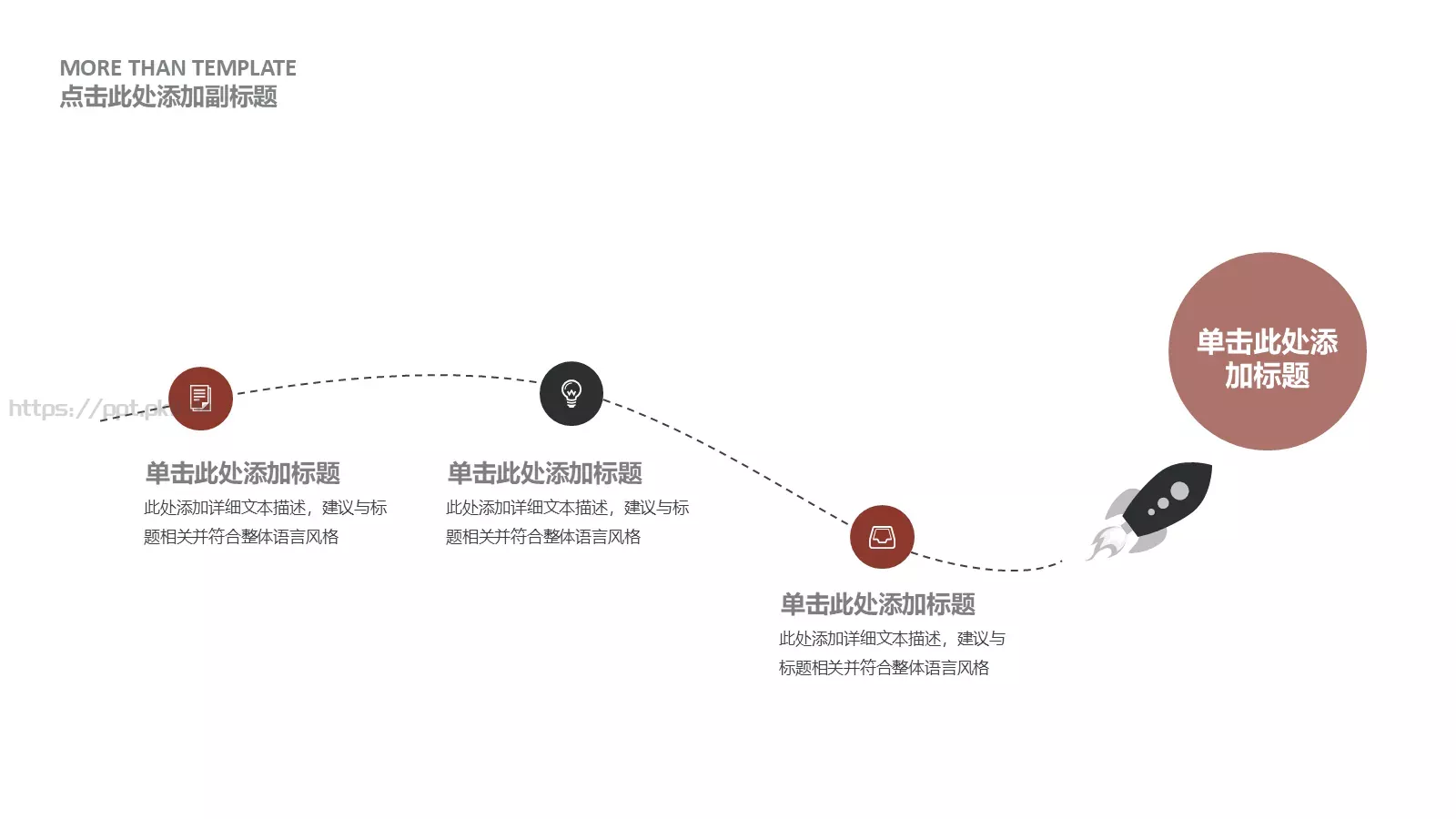 商务年终总结工作汇报PPT模板 第 5 页预览图