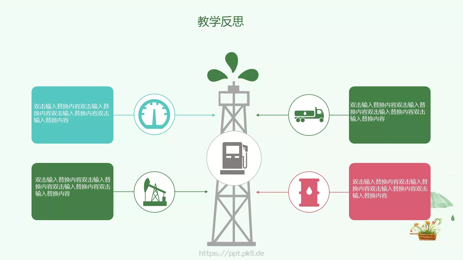 教师说课教学分析与设计PPT模板 第 23 页预览图