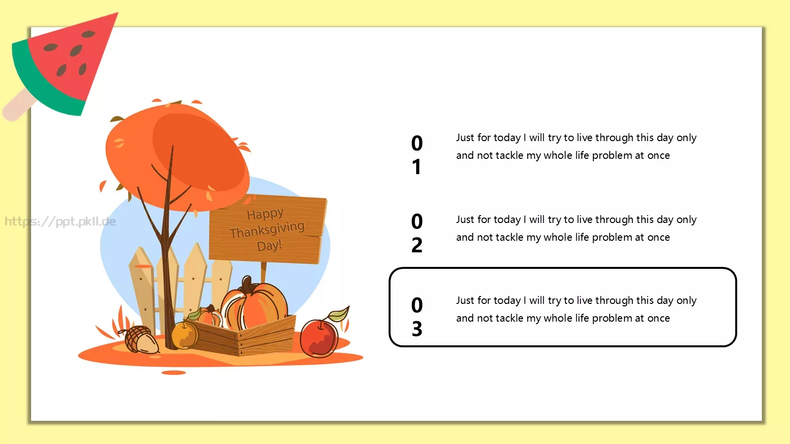小清新总结计划通用模板 第 6 页预览图
