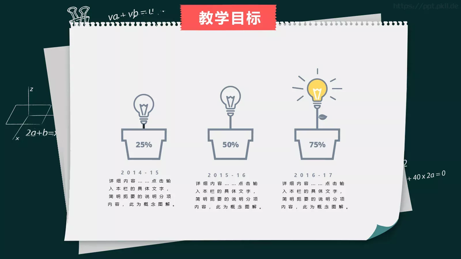 教学说课PPT模板 第 12 页预览图
