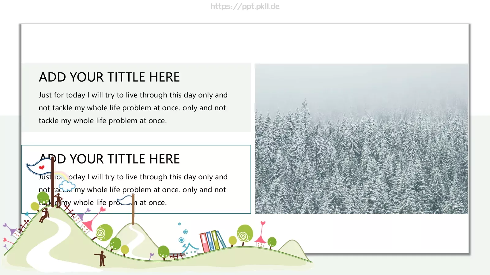 儿童小清新总结通用模板 第 9 页预览图