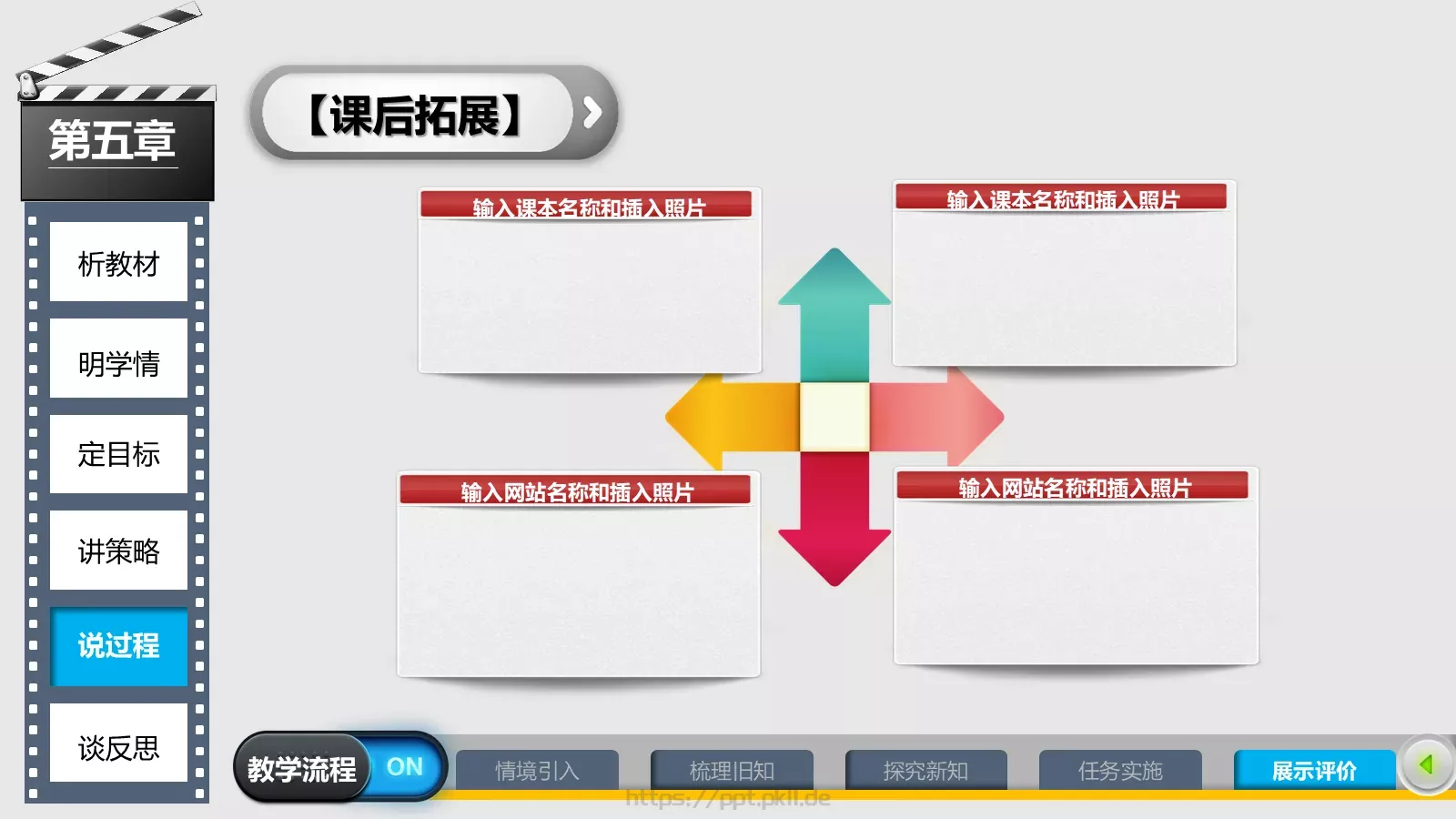 教师教学说课课件PPT模板 第 27 页预览图