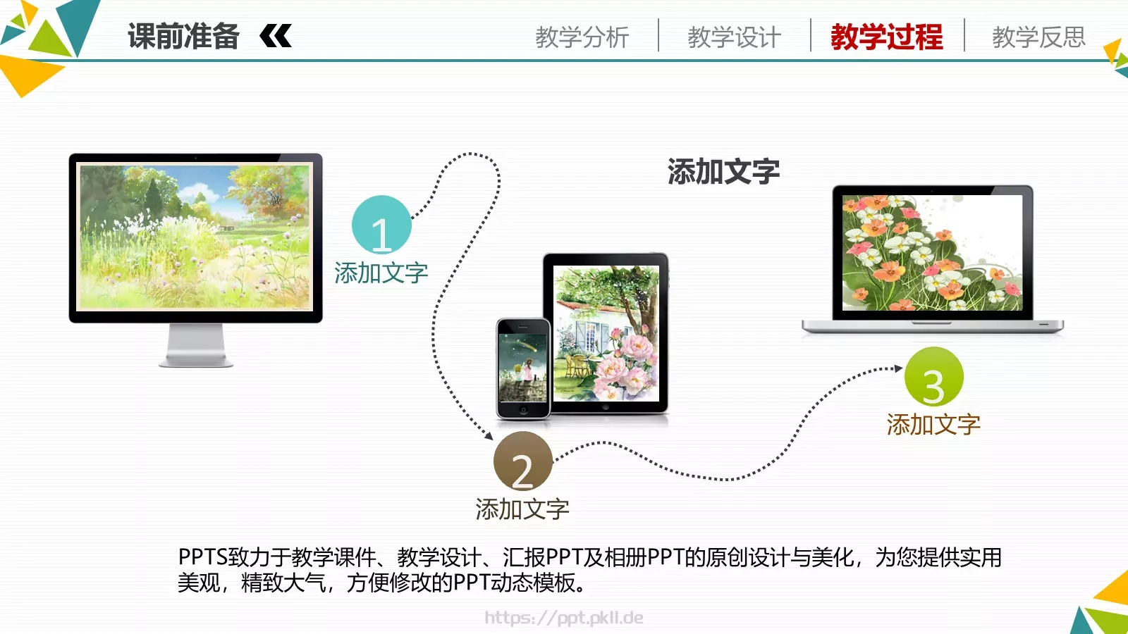 信息化教学设计说课PPT模板 第 15 页预览图