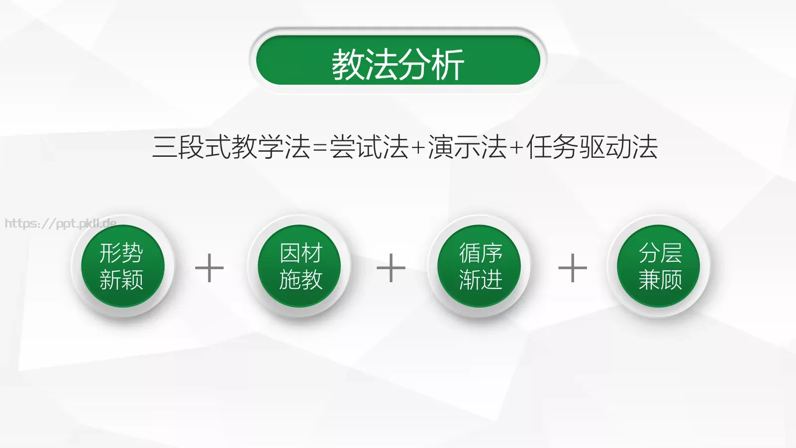 信息化教学设计说课PPT模板 第 9 页预览图