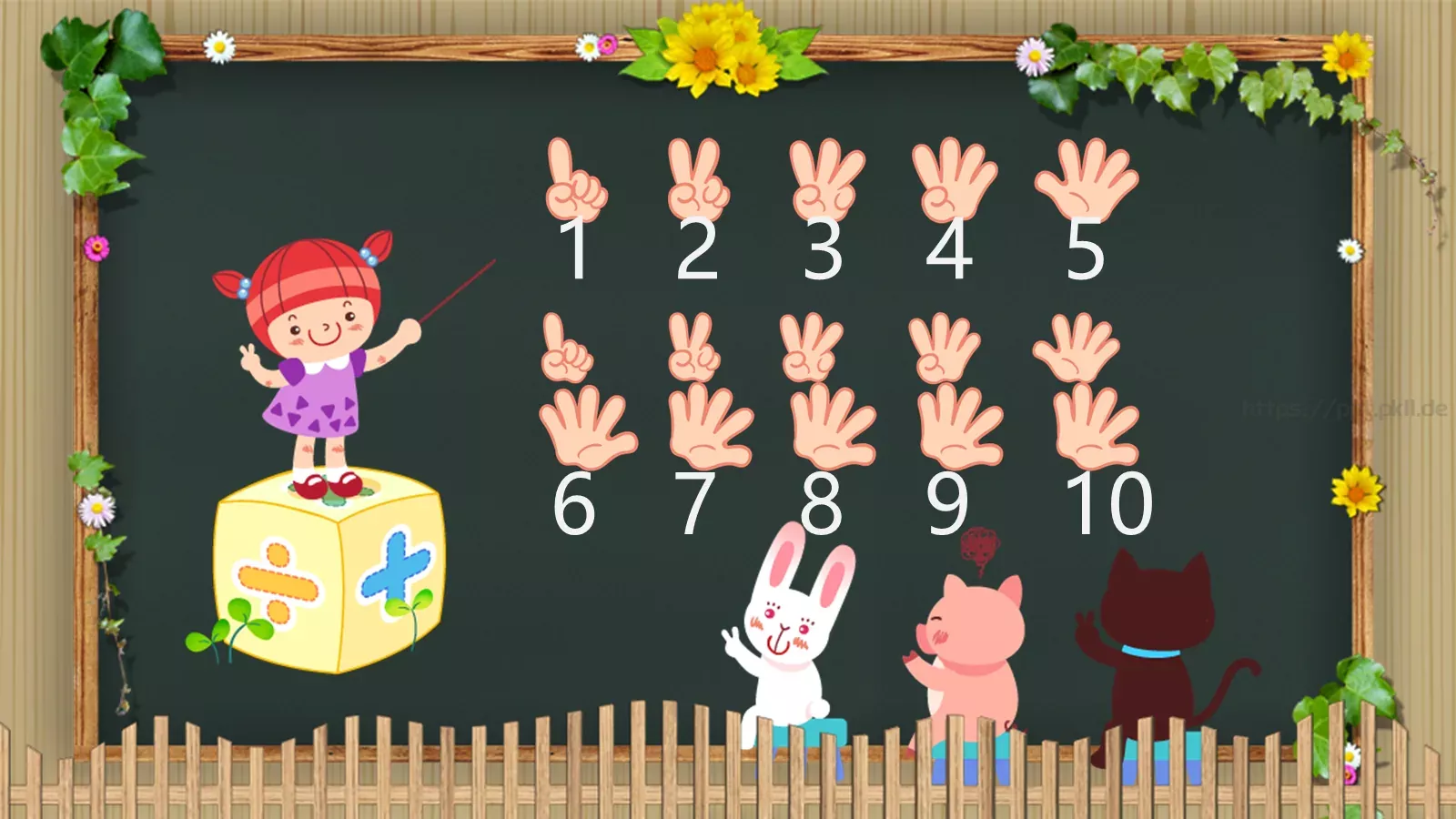 绿色卡通儿童幼儿园教育课件 第 5 页预览图