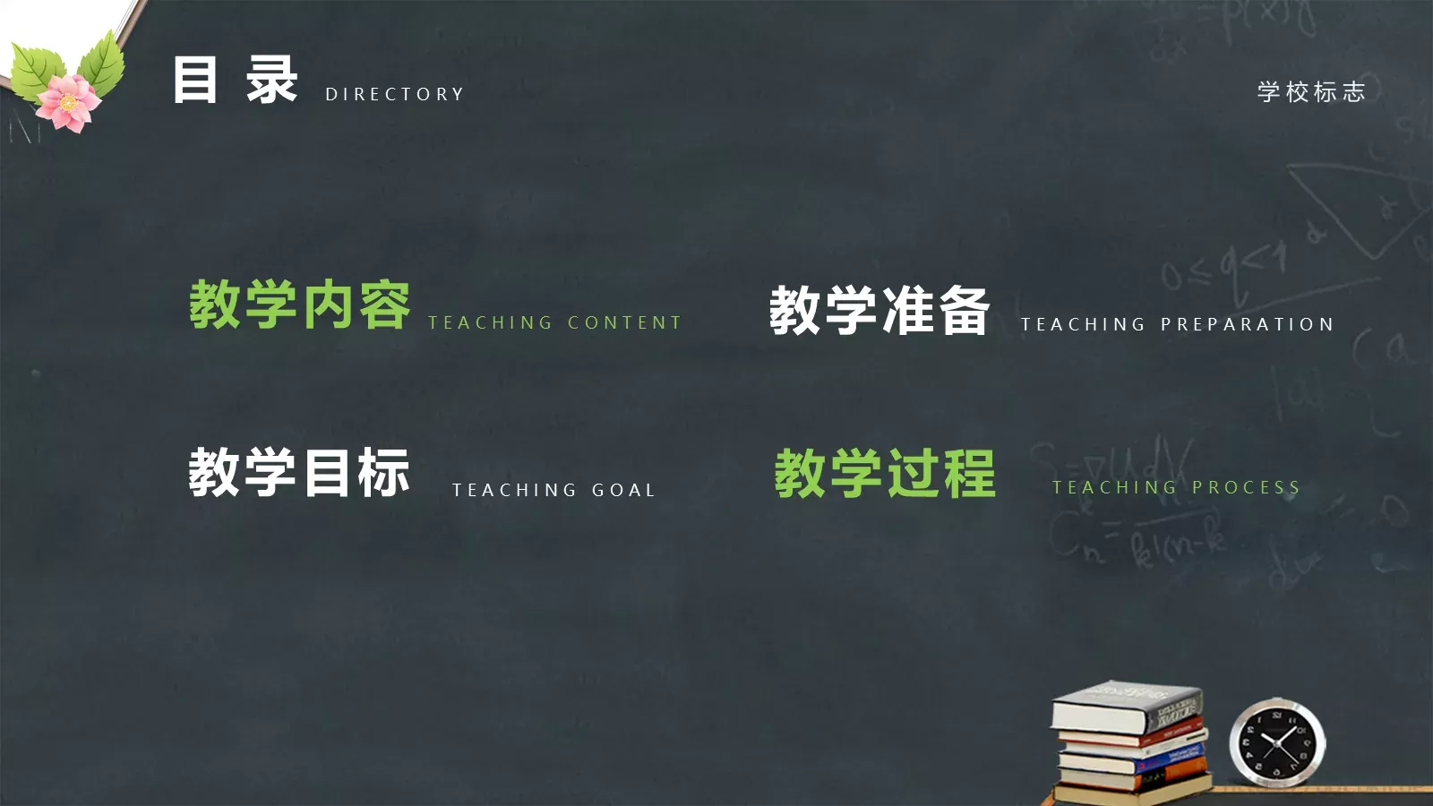 教师说课PPT模板 第 2 页缩略图