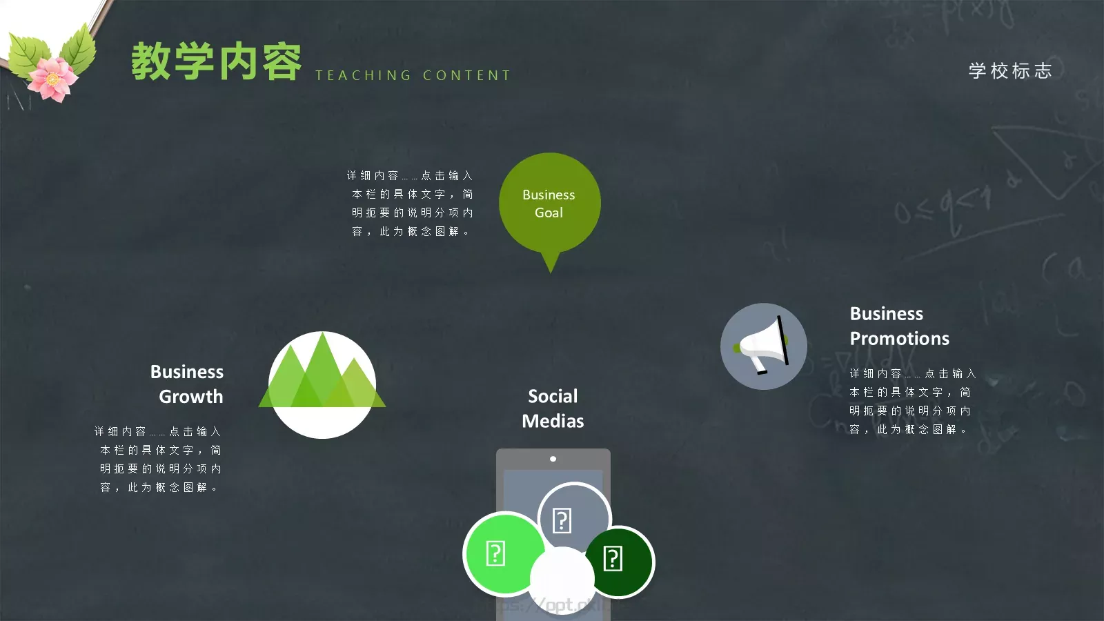 教师说课PPT模板 第 5 页预览图