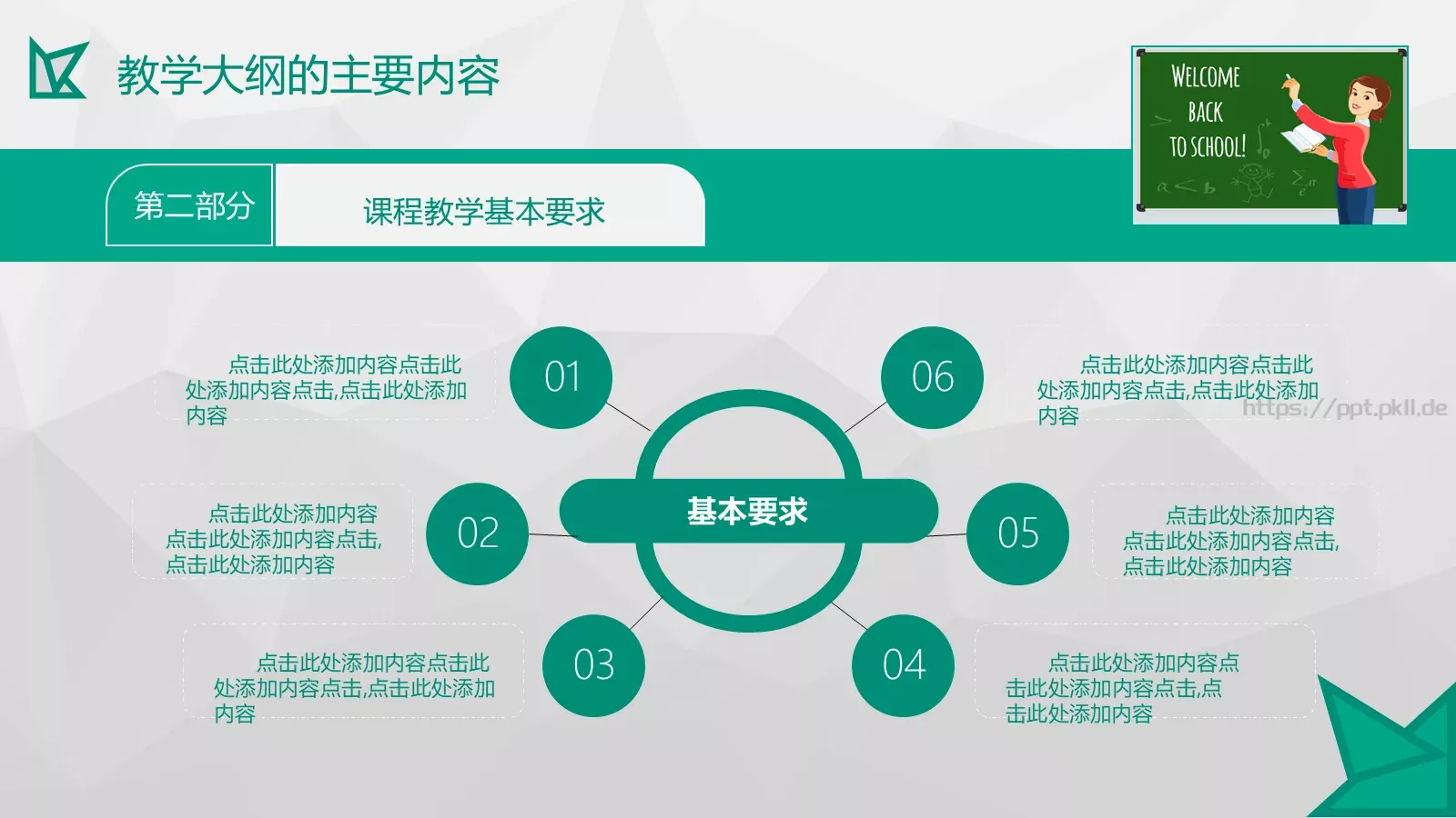 教学培训PPT模板 第 22 页预览图