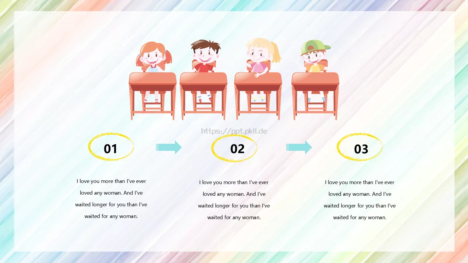 上课啦卡通活动通用版PPT模板 第 5 页预览图