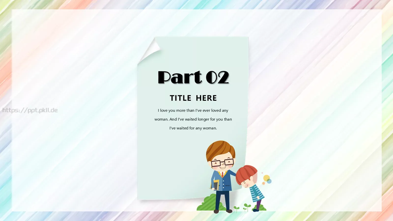 上课啦卡通活动通用版PPT模板 第 8 页预览图