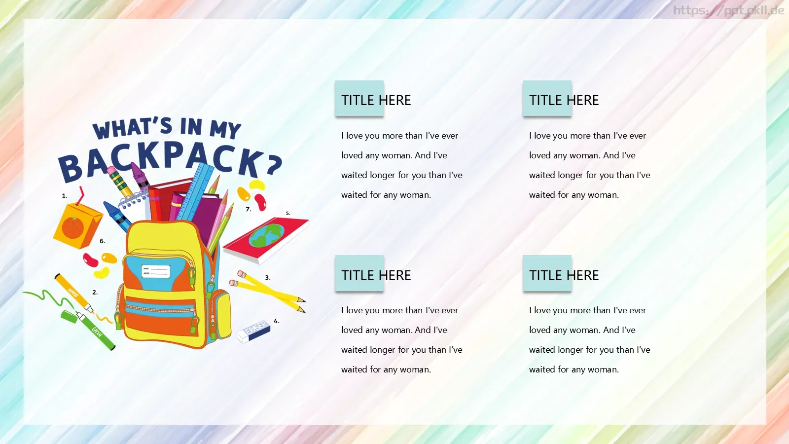 上课啦卡通活动通用版PPT模板 第 12 页预览图