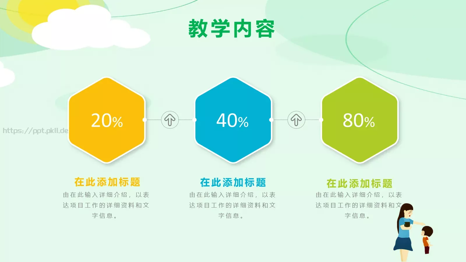 教师说课教学汇报PPT模板 第 5 页预览图