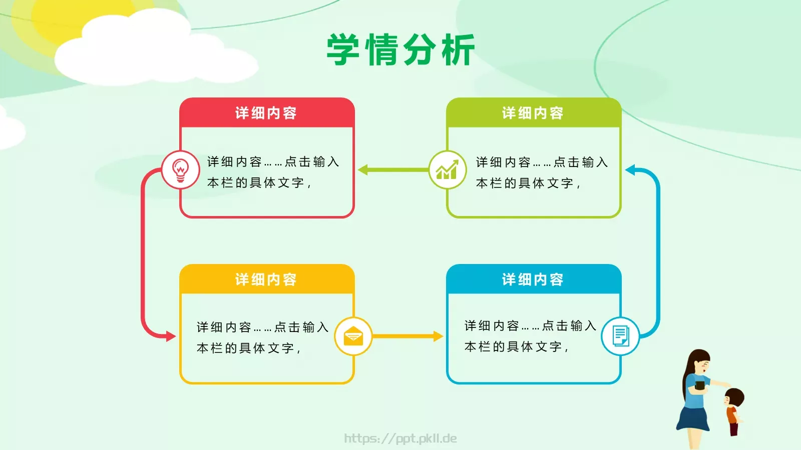 教师说课教学汇报PPT模板 第 7 页预览图