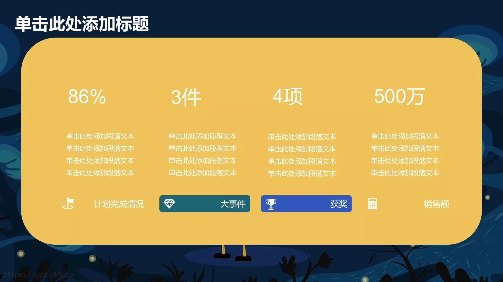 工作计划工作总结PPT模板 第 15 页预览图