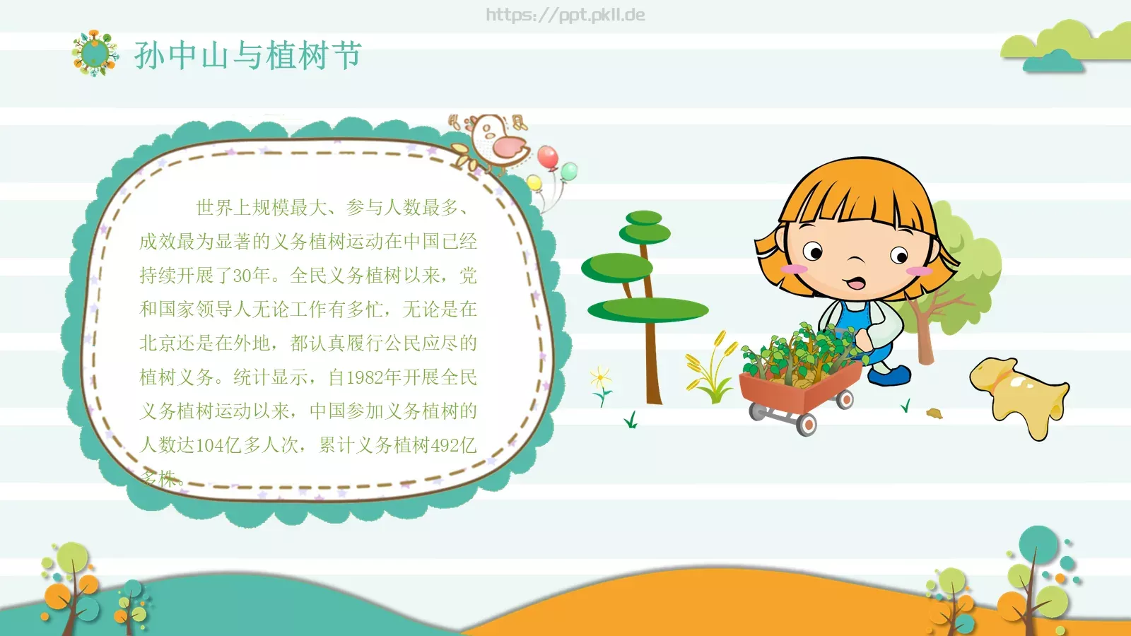 植树节主题班会课件 第 21 页预览图