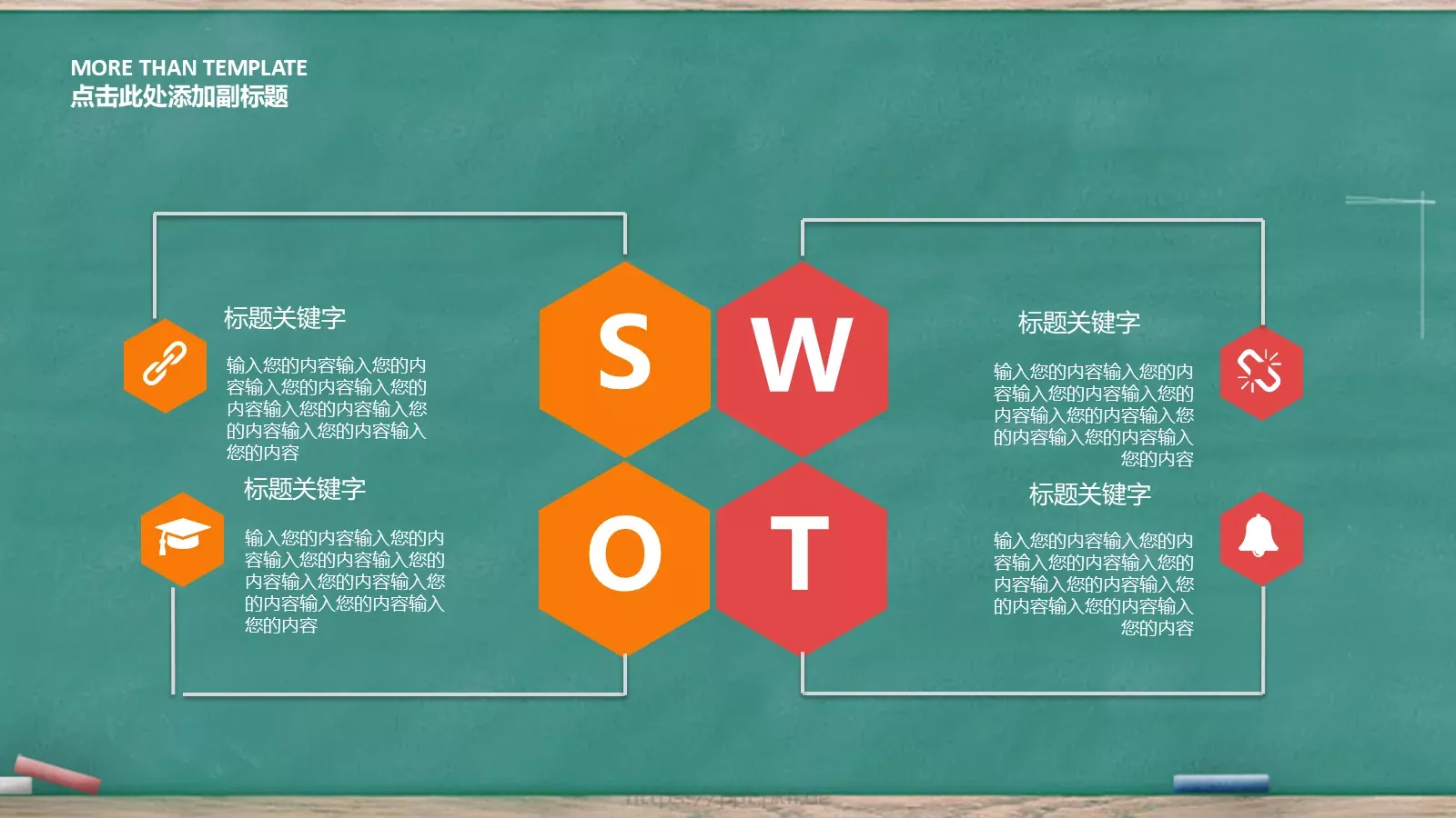 可爱黑板风教育教学说课PPT模板 第 7 页预览图