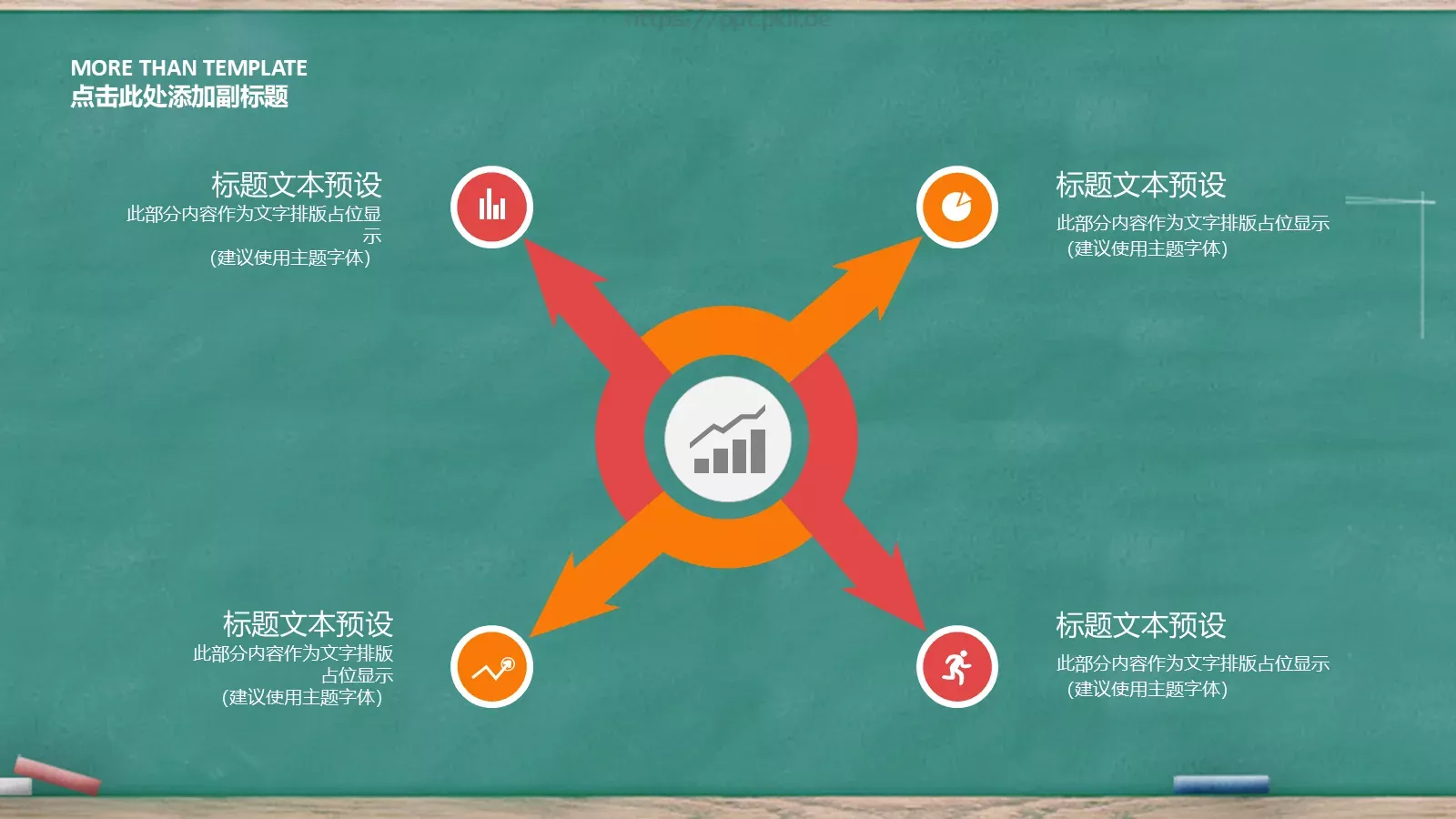 可爱黑板风教育教学说课PPT模板 第 11 页预览图