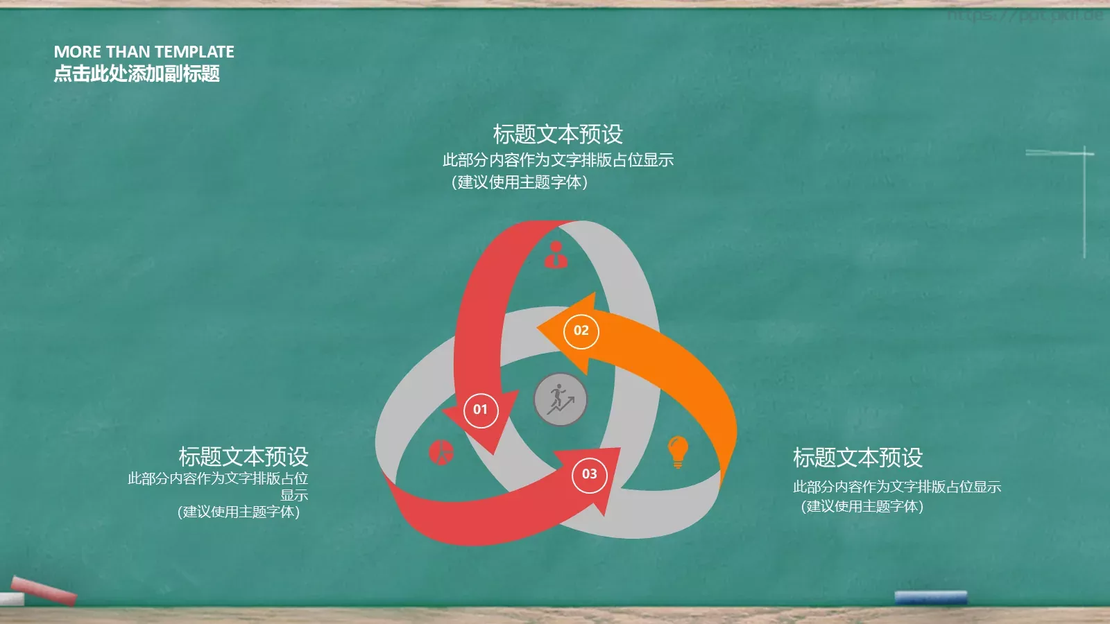 可爱黑板风教育教学说课PPT模板 第 15 页预览图