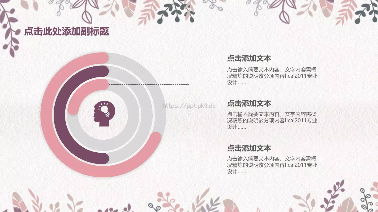 清新简约教育教学课件 第 14 页预览图