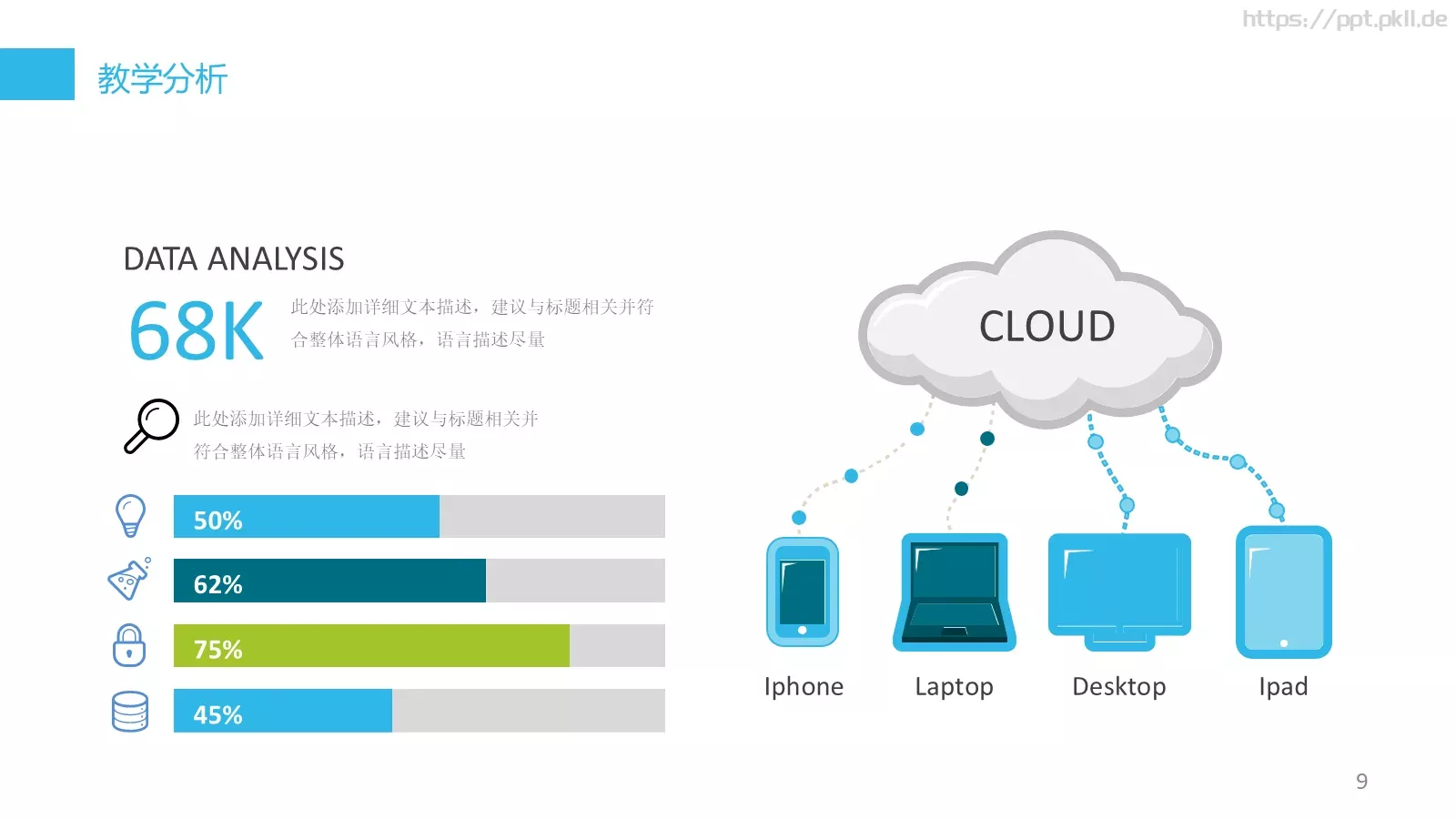 工作总结述职竞聘个人简历PPT模板 第 9 页预览图