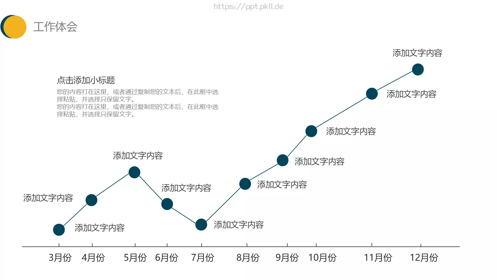 工作计划汇报PPT模板 第 10 页预览图