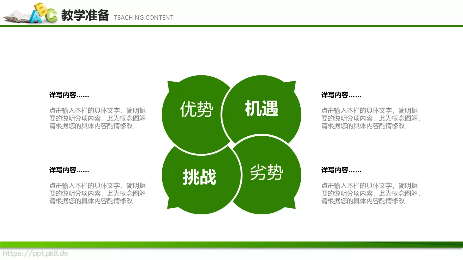 教育教学说课培训课件模板 第 18 页预览图