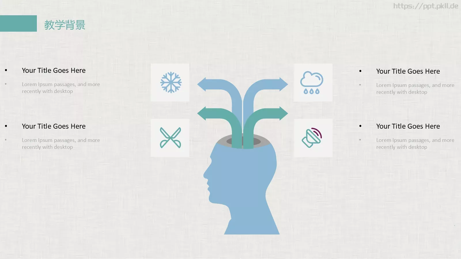 教育教学说课PPT模板 第 5 页预览图