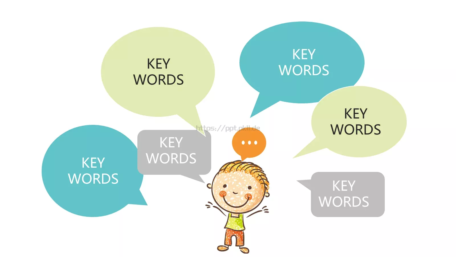 可爱卡通儿童教育PPT模板 第 24 页预览图