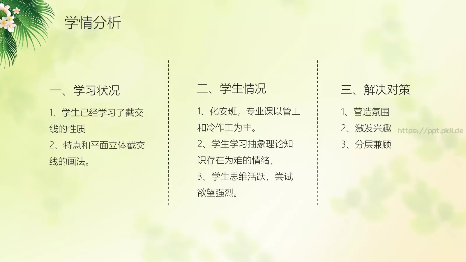 说课微课PPT模板 第 5 页预览图