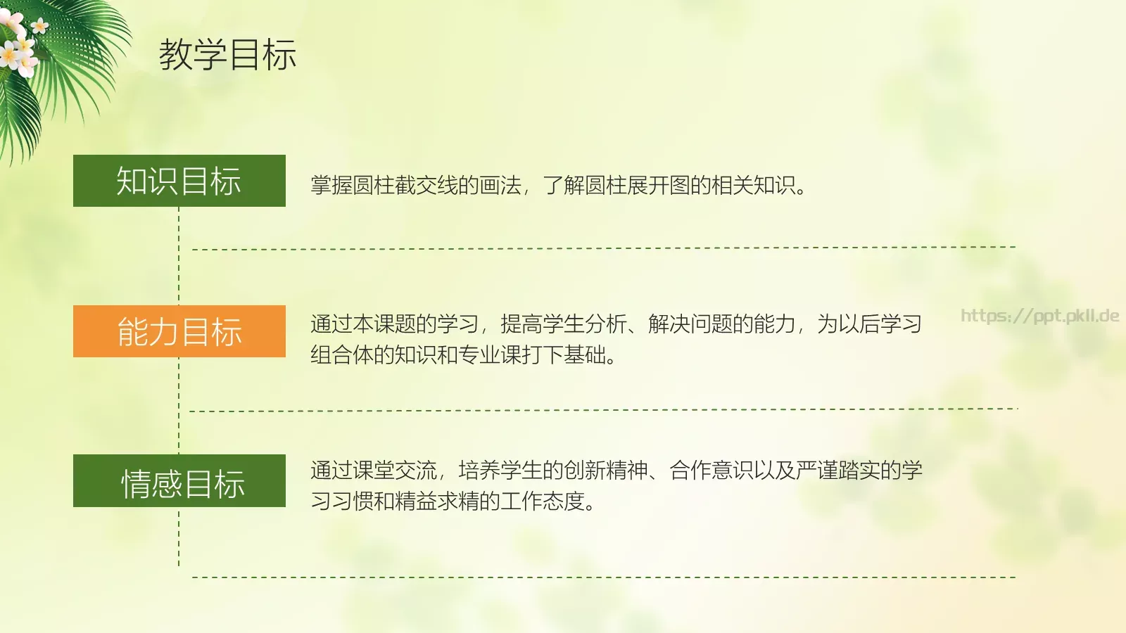 说课微课PPT模板 第 6 页预览图
