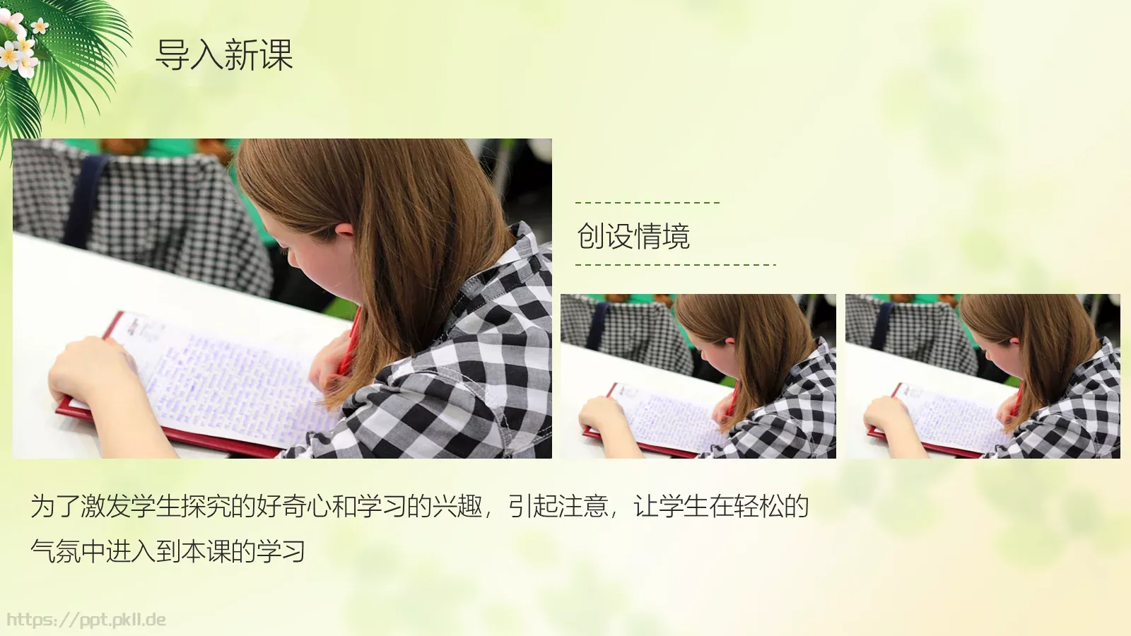 说课微课PPT模板 第 14 页预览图