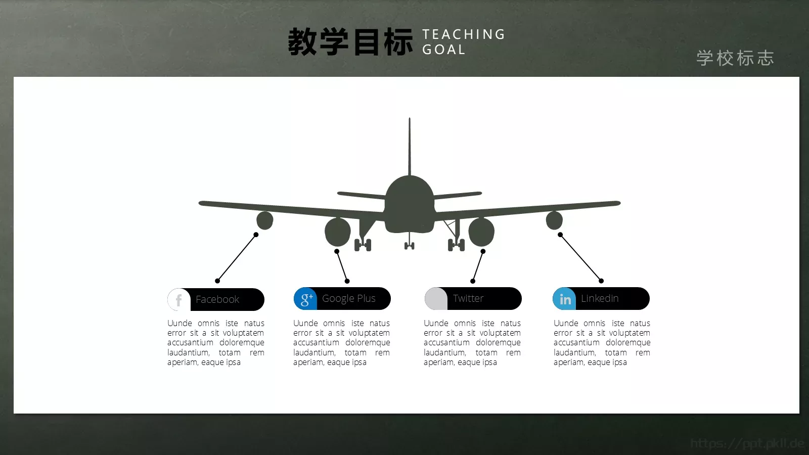教学说课教师组PPT模板 第 12 页预览图