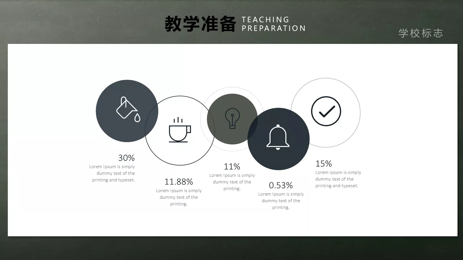 教学说课教师组PPT模板 第 14 页预览图