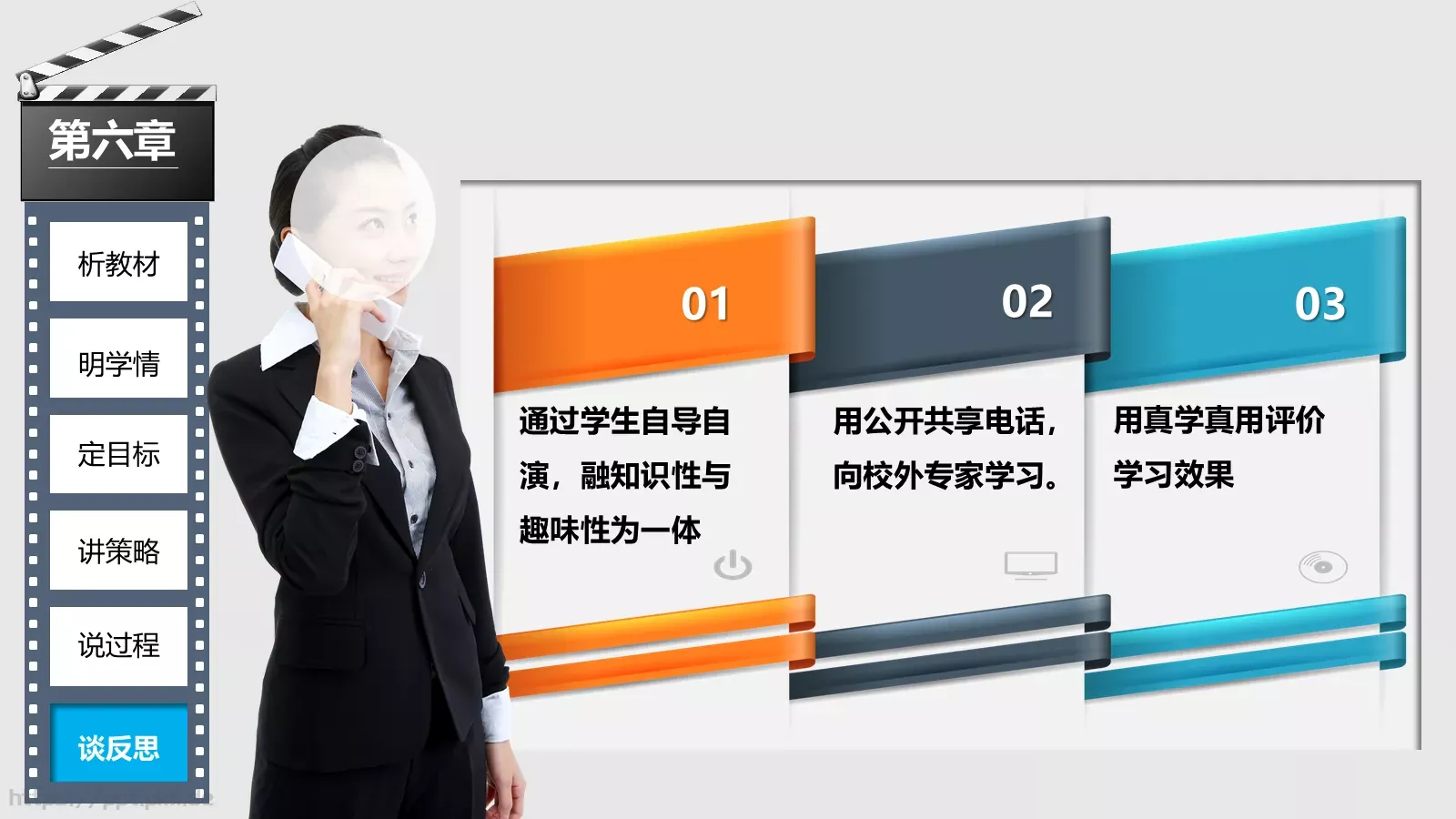 课类型动态教学说课模板 第 33 页预览图