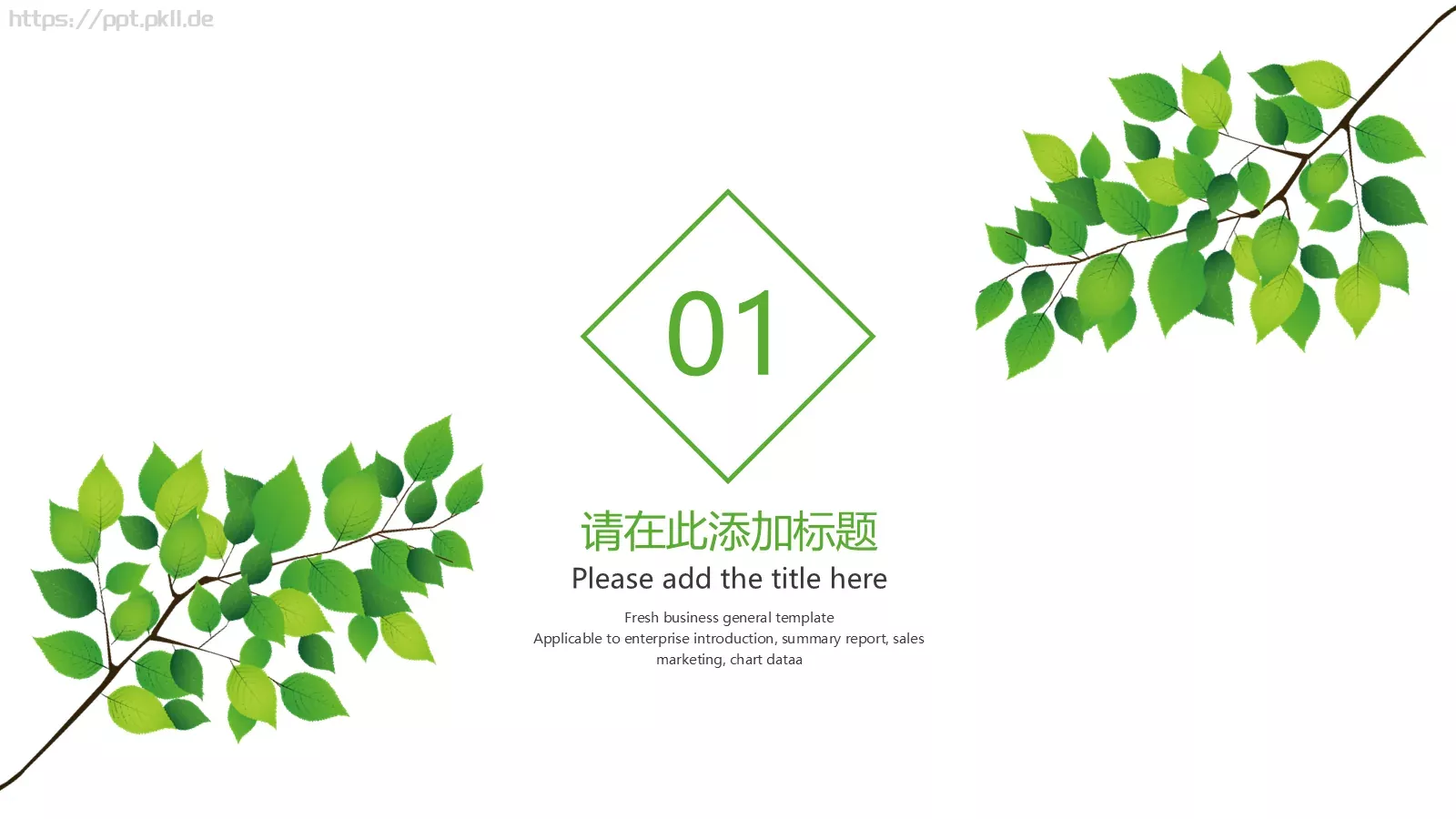 树叶教学课件模板 第 3 页缩略图