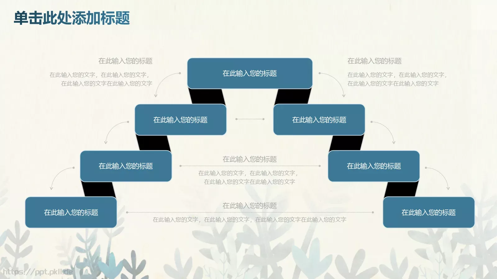 工作计划工作总结PPT模板 第 7 页预览图
