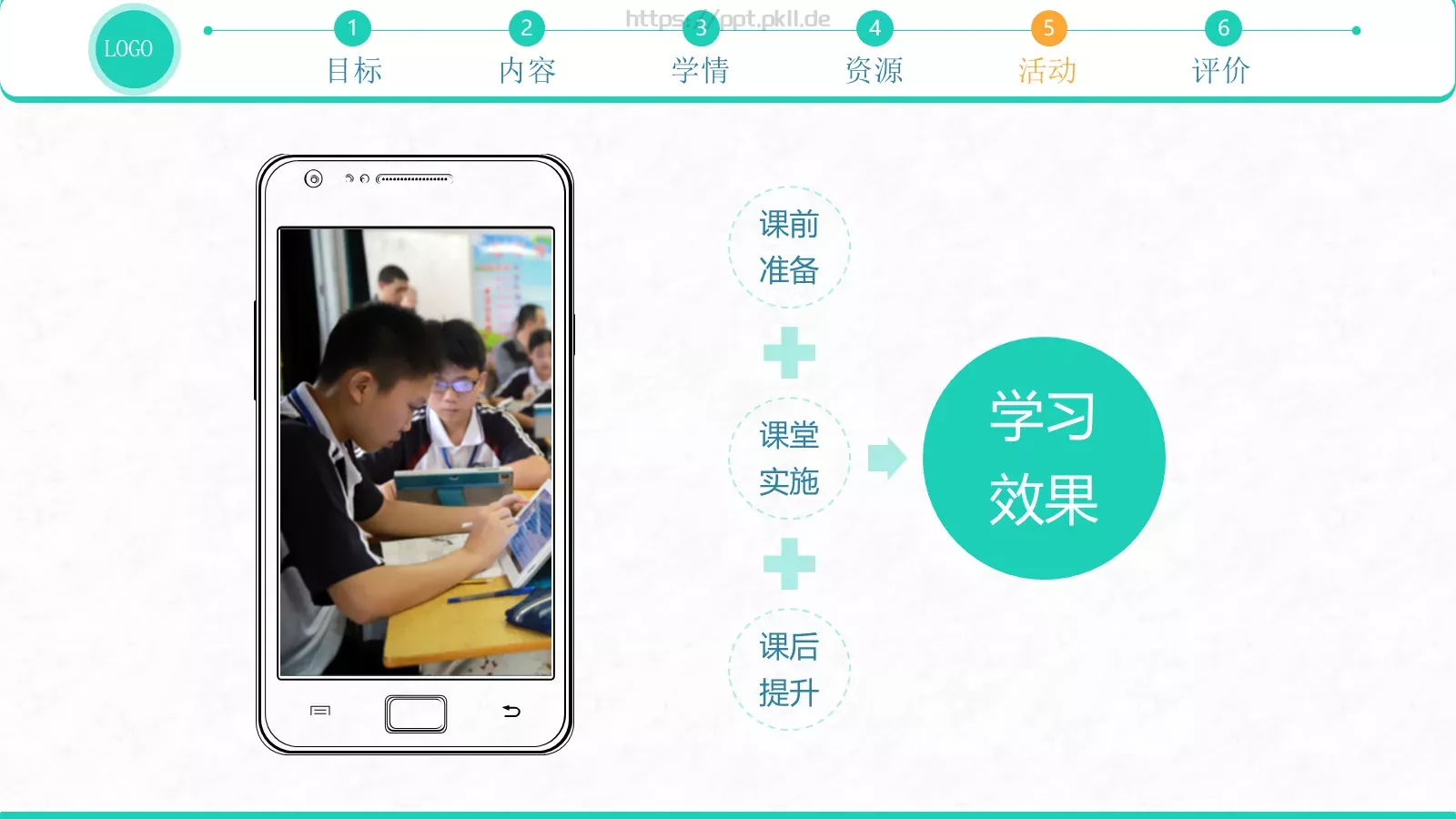 信息化教学设计PPT模板 第 13 页预览图