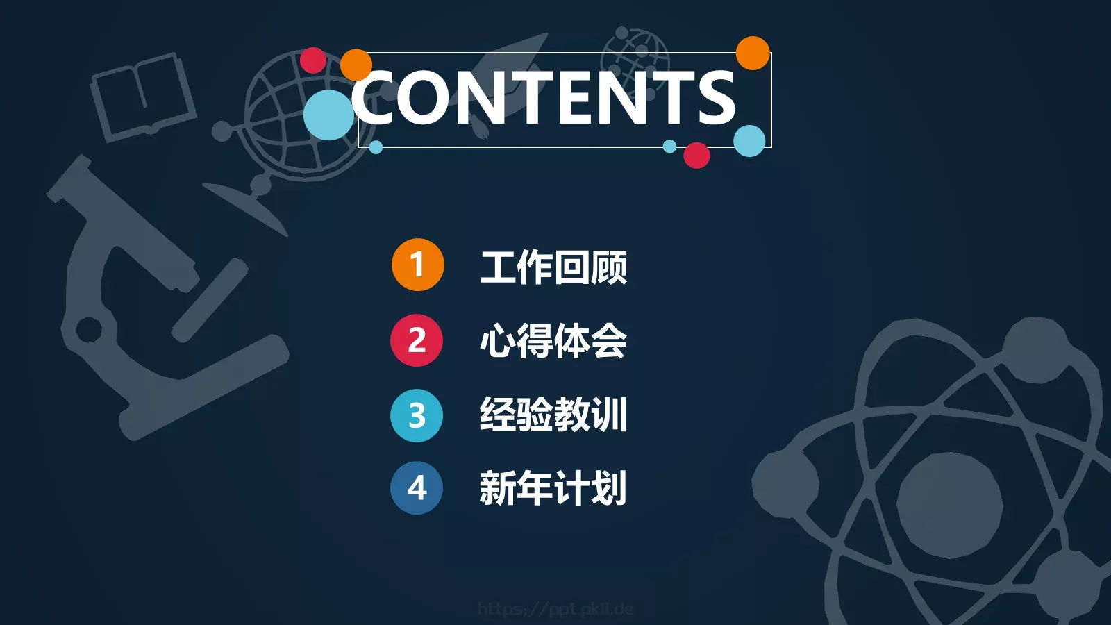 教学工作报告PPT模板 第 2 页缩略图