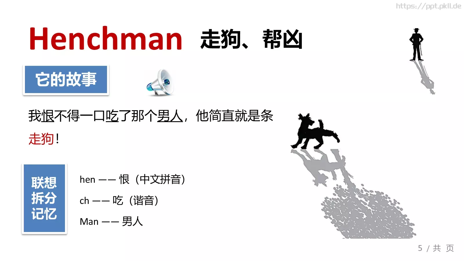 快乐学英语PPT模板 第 5 页预览图