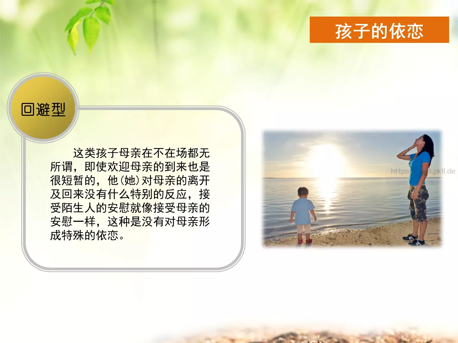 教养与依恋PPT模板 第 11 页预览图