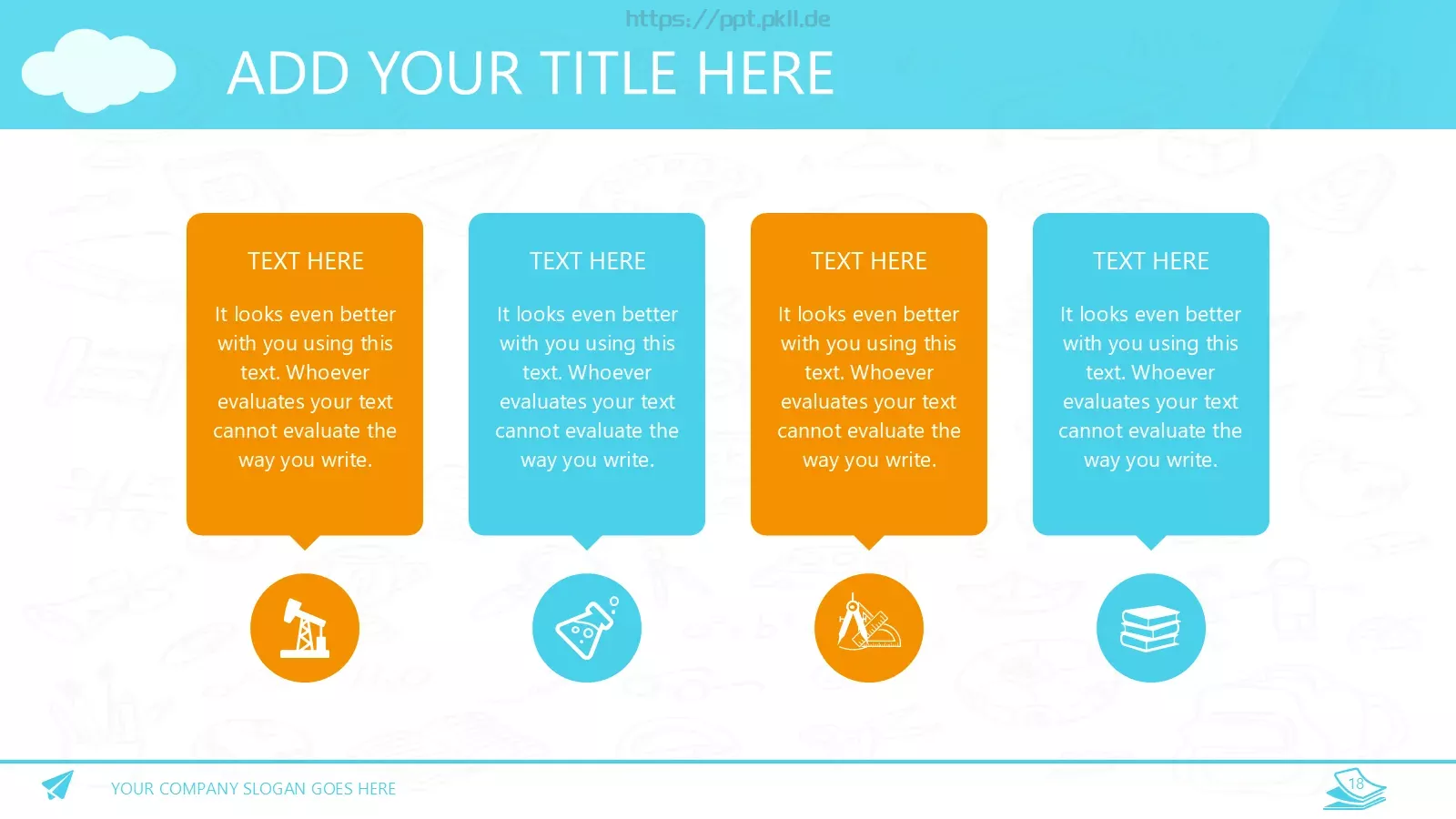 课堂培训PPT模板 第 18 页预览图