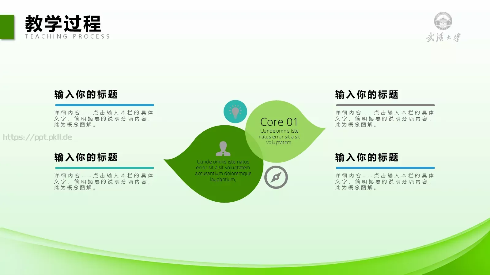 教师说课PPT模板 第 21 页预览图