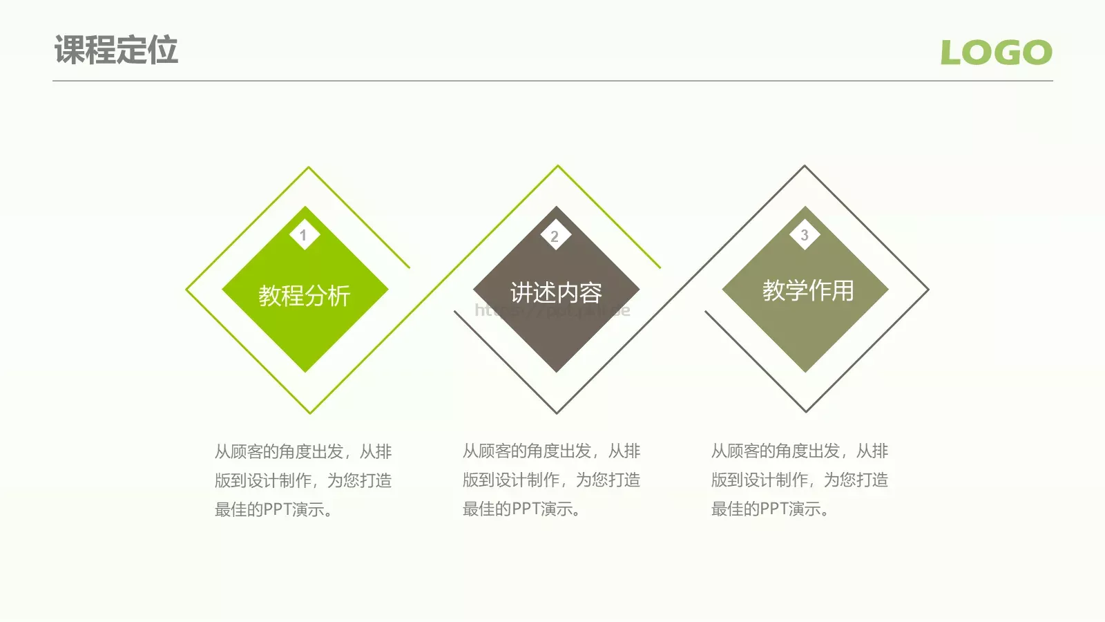 框架完整教师说课PPT模板 第 5 页预览图