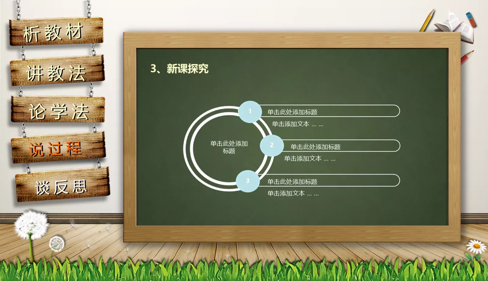 通用说课PPT模板 第 26 页预览图