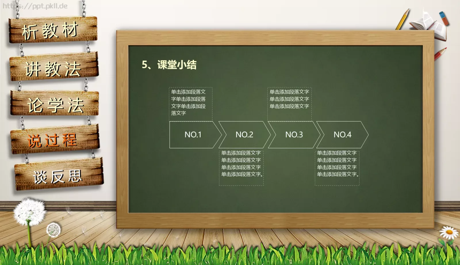 通用说课PPT模板 第 33 页预览图