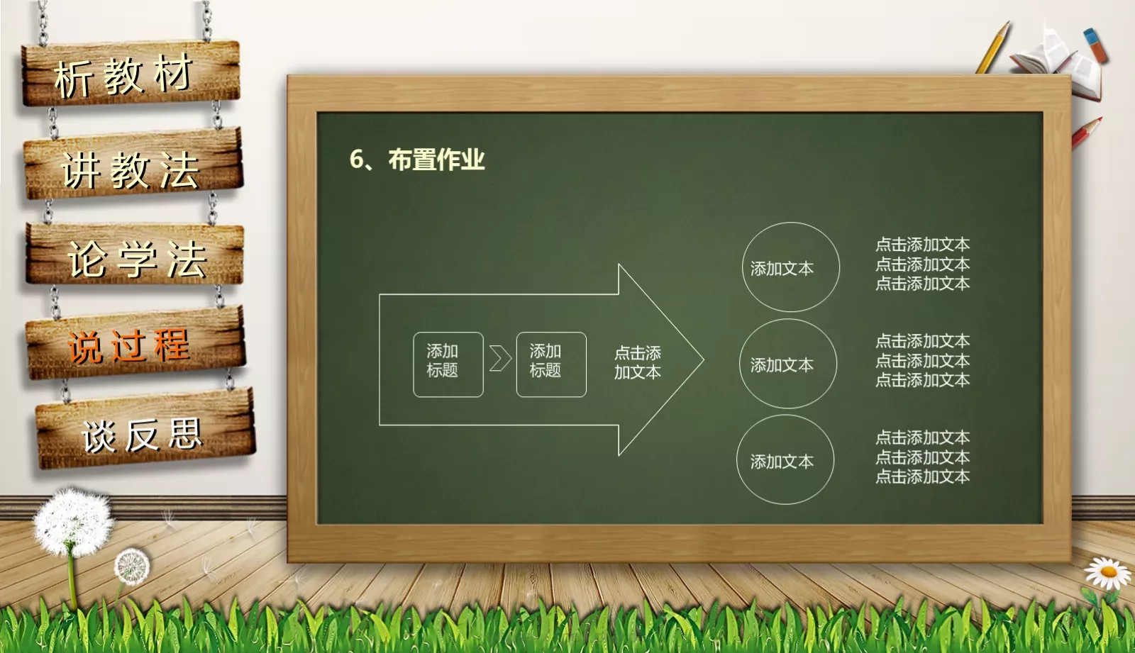 通用说课PPT模板 第 38 页预览图