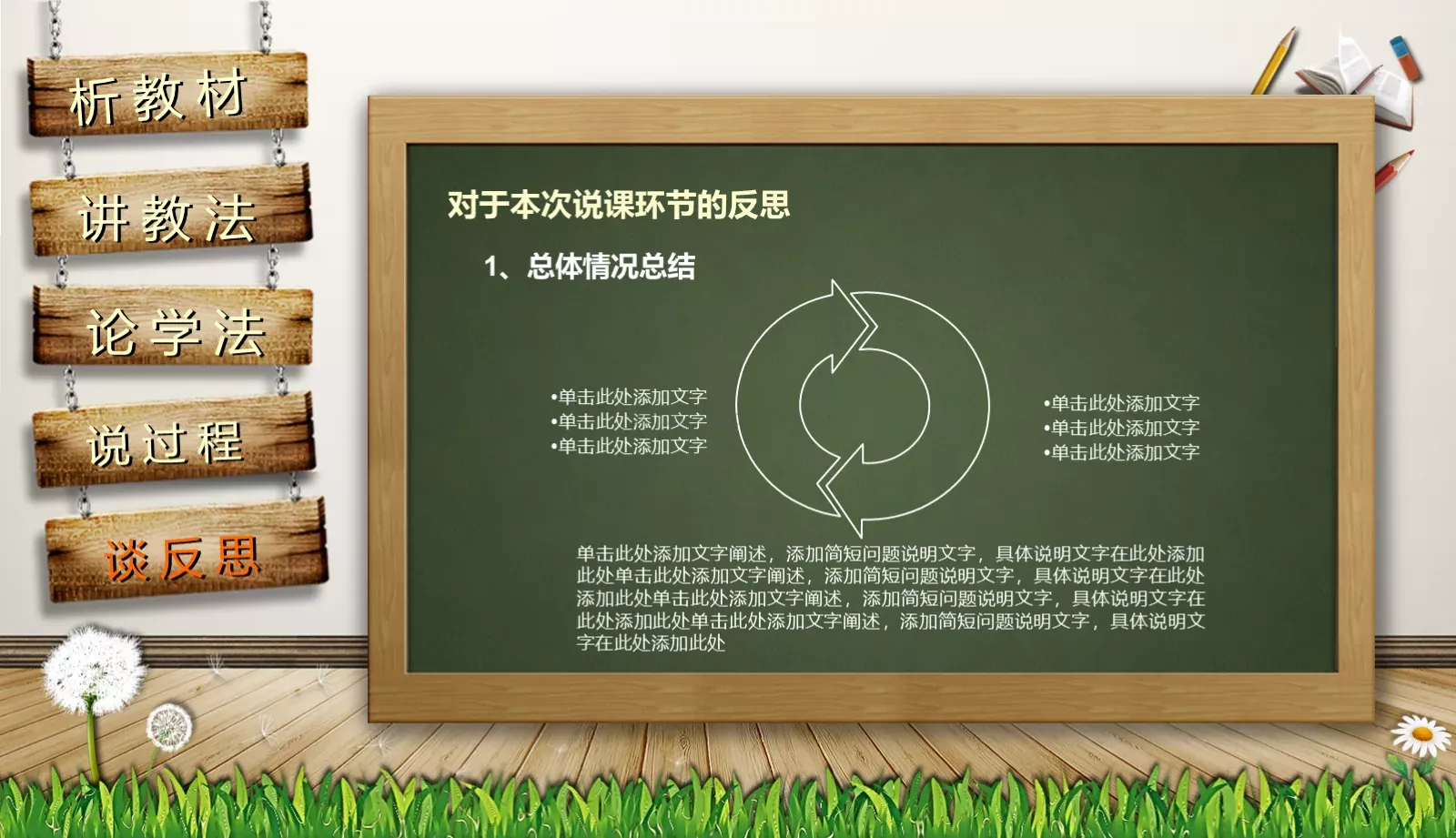 通用说课PPT模板 第 41 页预览图