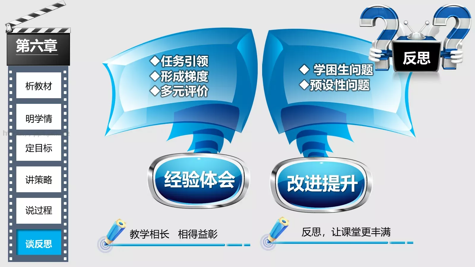 教师说课与教学反思PPT模板 第 31 页预览图