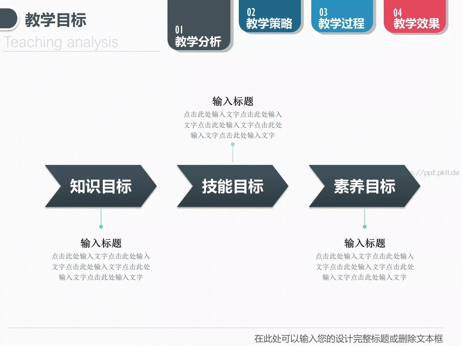 教学说课教学设计PPT模板 第 6 页预览图
